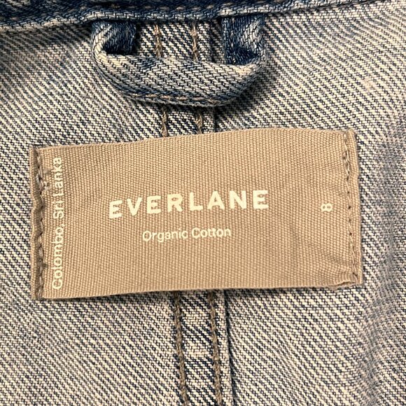 EVERLANE The Supersoft Jean Coverall Sz 8 - Picture 4 of 14